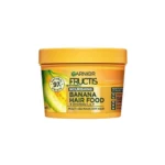 Ủ tóc Garnier Fructis Hair Food Nourishing Banana Chuối 3 trong 1 dành cho tóc khô 390ml