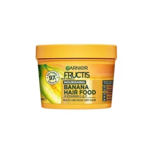 Ủ tóc Garnier Fructis Hair Food Nourishing Banana Chuối 3 trong 1 dành cho tóc khô 390ml