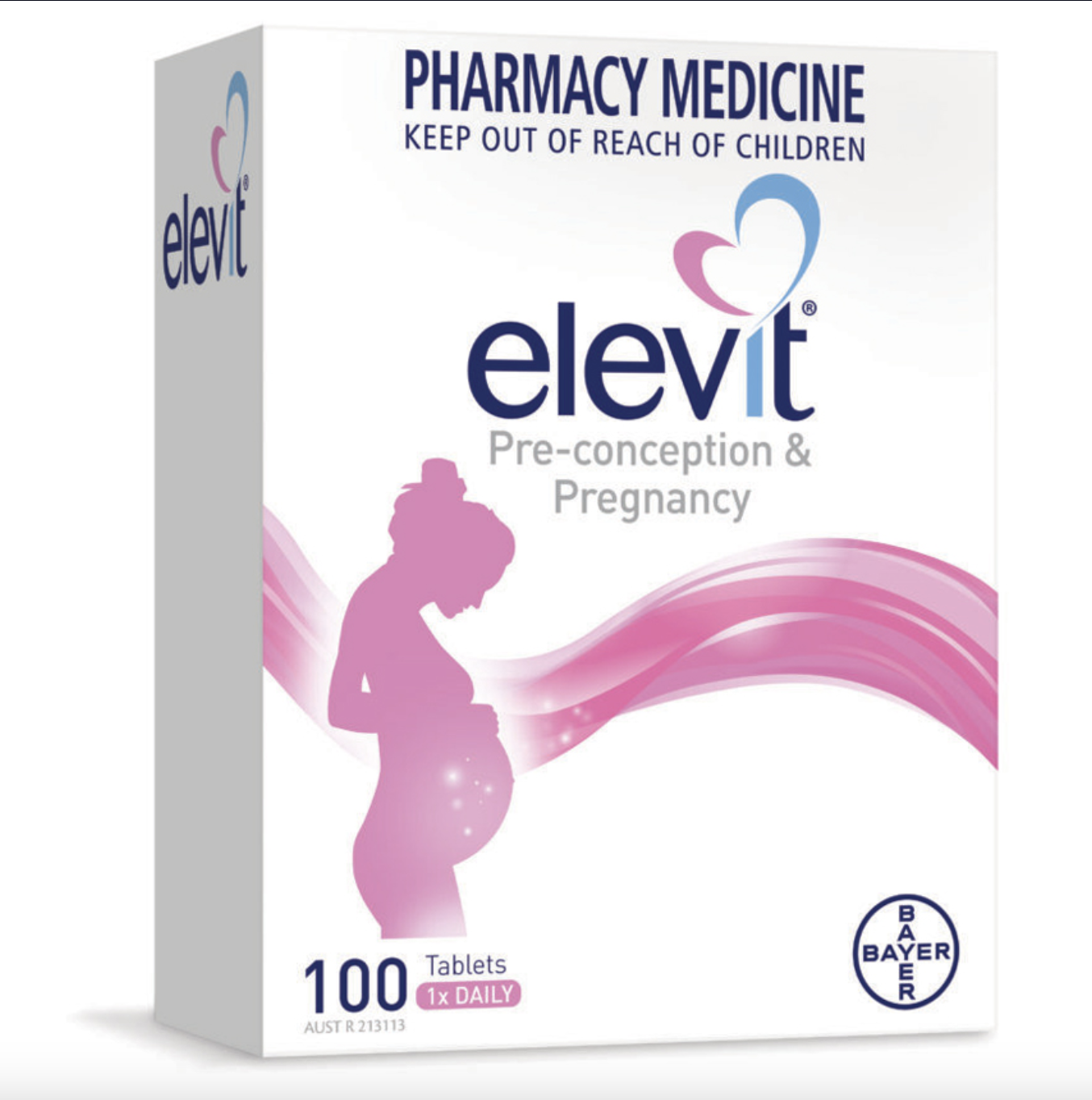 Elevit bầu Úc Pre-conception & Pregnancy Multivitamin 100 viên