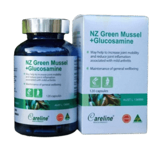 Careline Vẹm xanh bổ xương khớp NZ Green Mussel + Glucosamin 120 viên