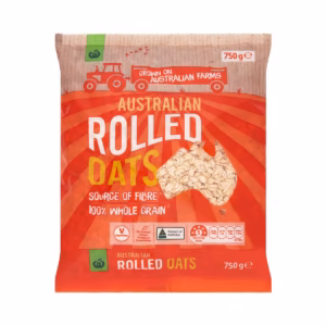 Yến mạch cán truyền thống Woolworths 750g