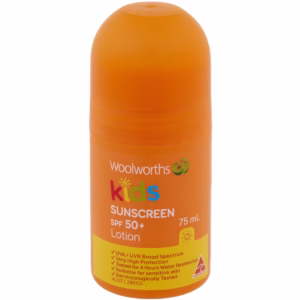 Kem chống nắng dạng lăn Woolworths SPF 50+ dành cho trẻ em 75ml