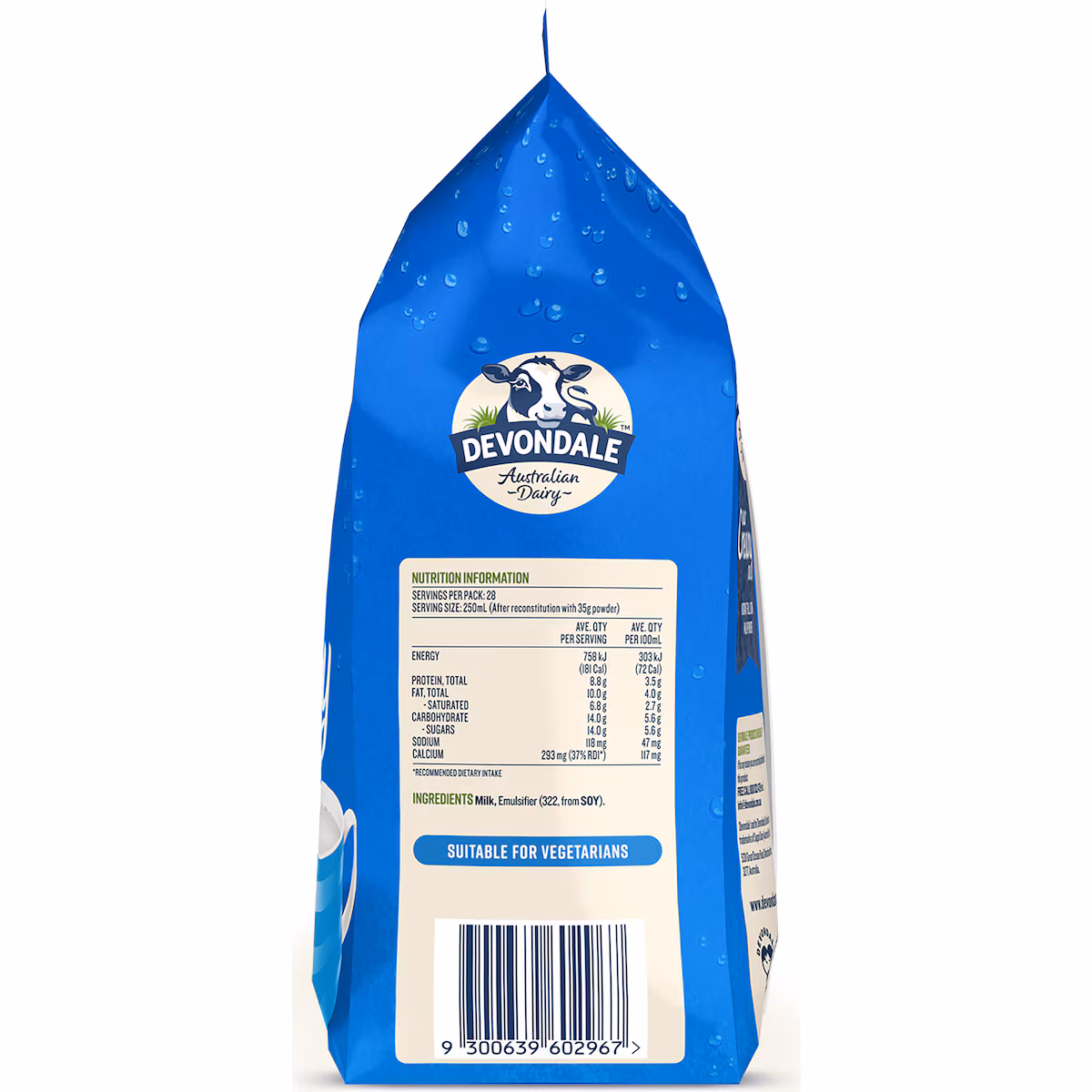 Sữa bột nguyên kem tiệt trùng UHT Devondale, 1kg - Ảnh 4