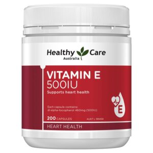 Healthy Care Bổ sung Vitamin E 500IU 200 viên
