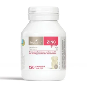 Bio island Viên nhai mềm bổ sung kẽm cho bé ZinC 120 viên
