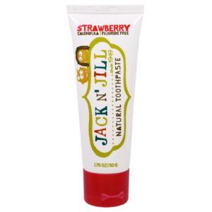 Kem đánh răng hữu cơ trẻ em hương Dâu Jack N' Jill Strawberry 50g