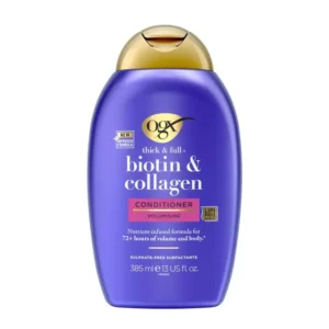 Dầu xả Ogx Thick & Full + Volumising Biotin & Collagen dành cho tóc mỏng 385ml