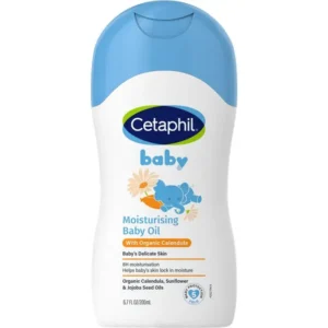 Dầu dưỡng ẩm cho bé Cetaphil Baby với chiết xuất cúc vạn thọ hữu cơ 200ml