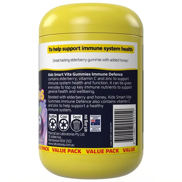 Kẹo dẻo Nature's Way Kids Smart Vita Gummies tăng cường miễn dịch, 60 viên - Ảnh 3