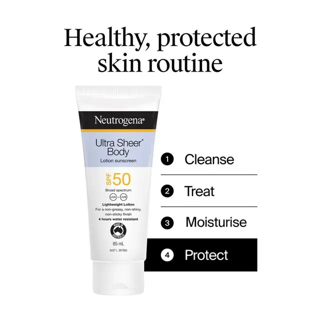 Kem chống nắng Neutrogena Ultra Sheer Body Lotion Sunscreen SPF 50 85ml - Ảnh 3