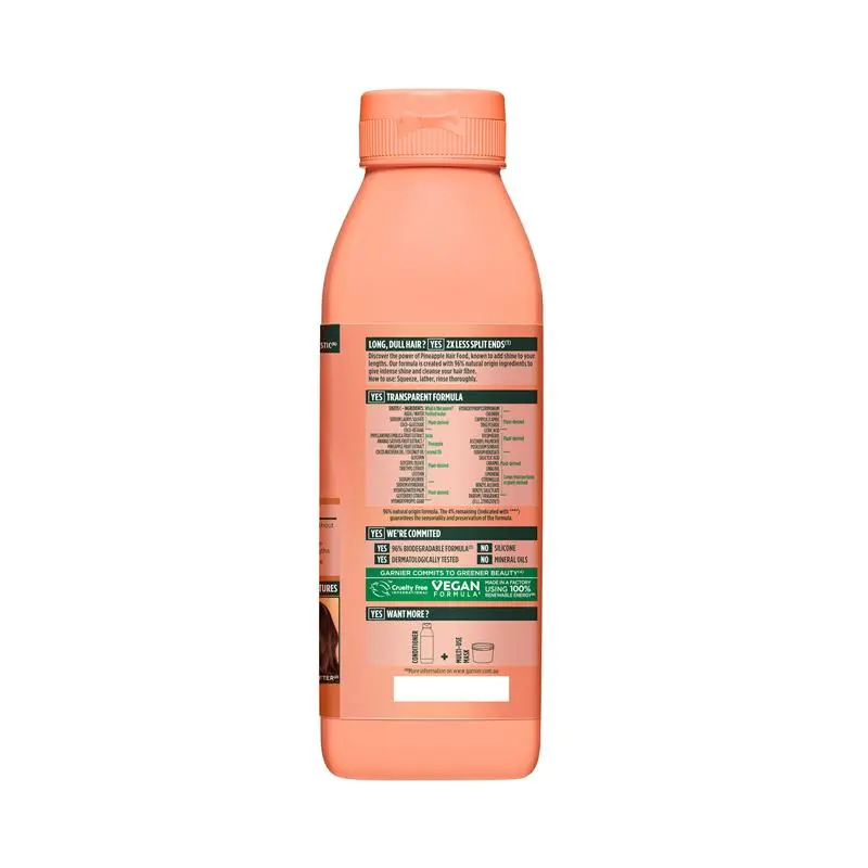 FREESHIP Dầu gội Garnier Fructis Hairfood hương dứa 350ml - Ảnh 2