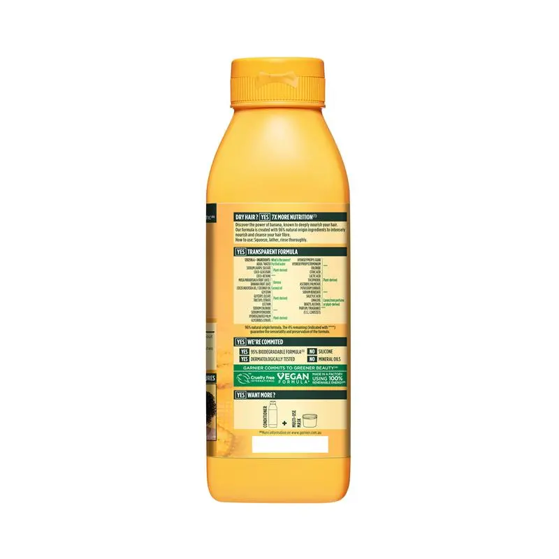 FREESHIP Dầu gội Garnier Fructis Hair Food hương chuối dưỡng tóc dành cho tóc khô 350ml - Ảnh 2