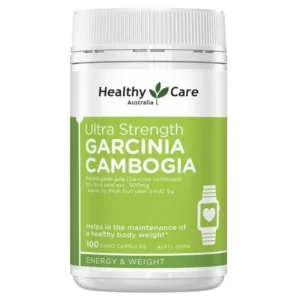 Healthy Care Viên uống hỗ trợ giảm cân Garcinia Cambogia Ultra Strength 5000mg, 100 viên