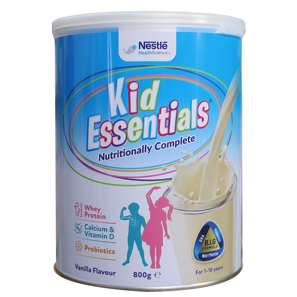 Sữa Nestle Kid Essentials hương vanilla 800g